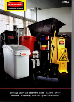 RUBBERMAID produkty pre upratovanie, hygienu, gastro, prepravu, skladovanie materiálu a triedenie odpadu