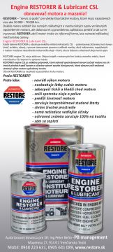 RESTORER engine CSL - "servis za jazdy" pre všetky štvortaktné motory ...