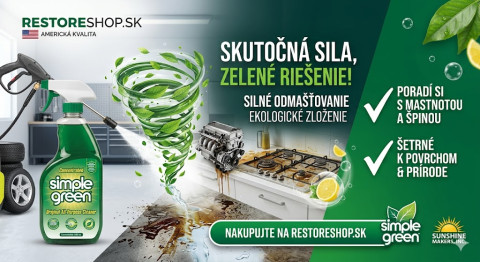 Ako používať Simple Green – efektívne a ekologické čistenie | RESTORESHOP.SK