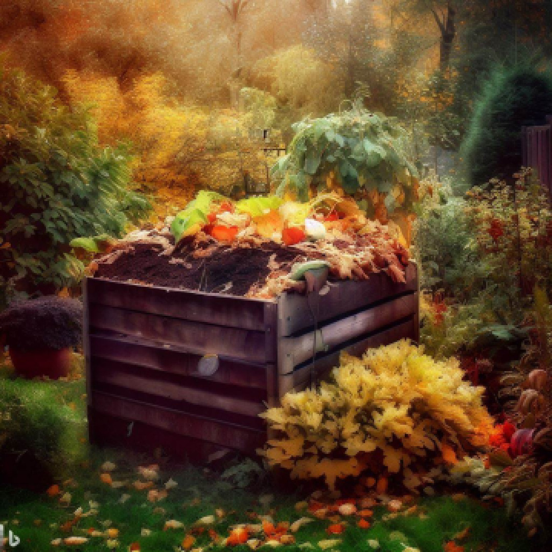 Jesenná starostlivosť o záhradný kompostér