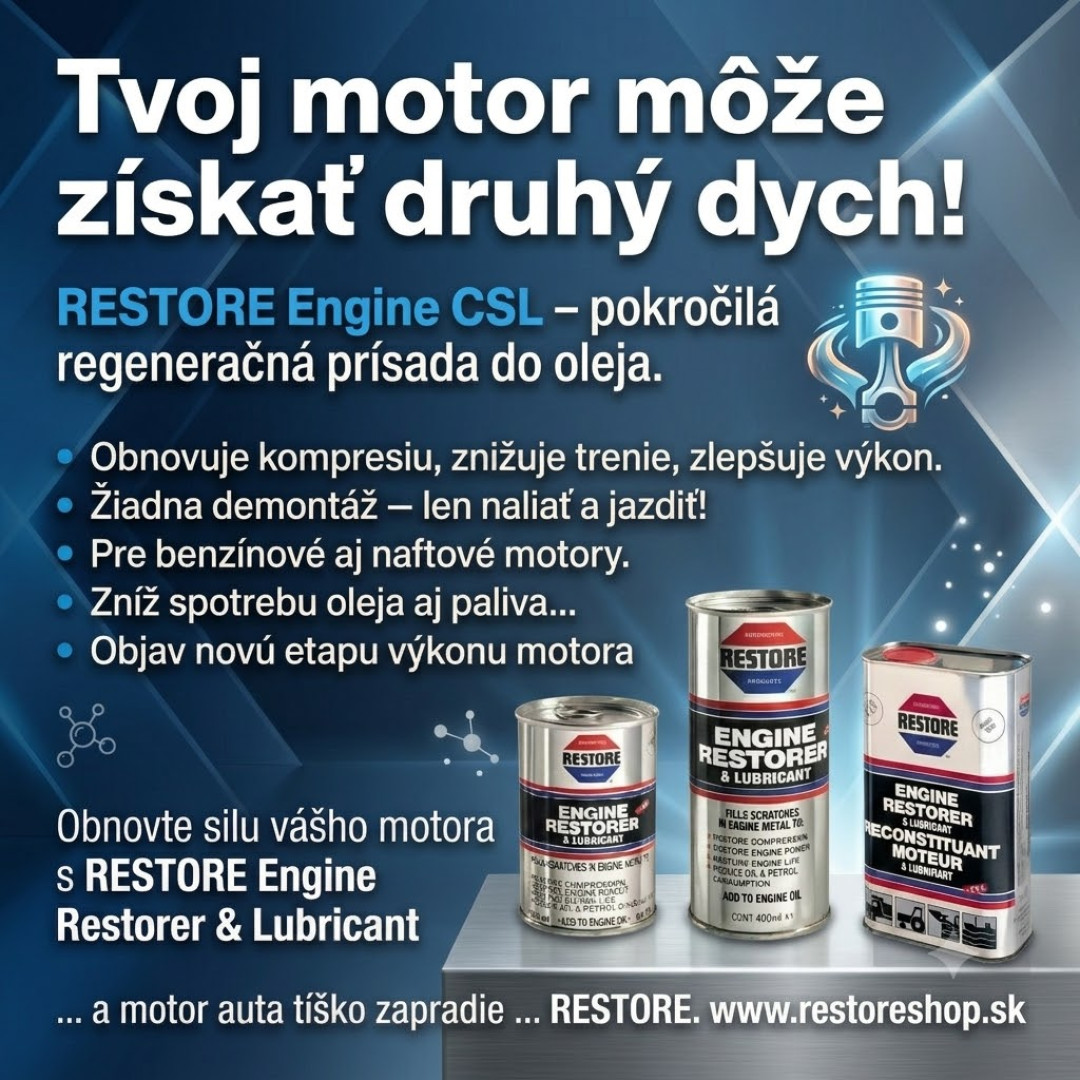 Tvoj motor môže získať druhý dych: Objavte silu RESTORE Engine CSL