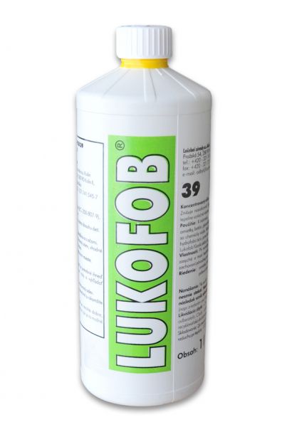 LUKOFOB 39 1liter hydrofobizácia poréznych silikátov ako omietka, betón 