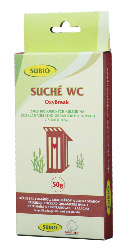 Baktérie a enzýmy pre Suché WC Oxy Break 50g Subio