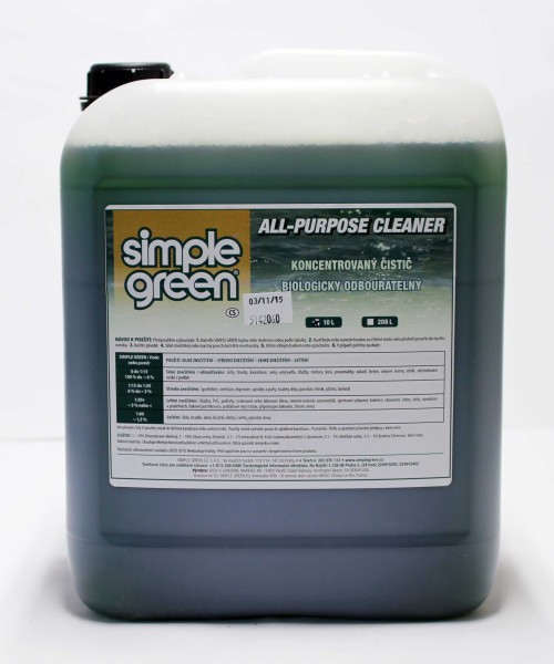 SIMPLE GREEN All purpose MINT 10kg koncentrát ekologický čistič a odmasťovač
