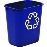 Kôš pre separáciu odpadu 39l modrý Rubbermaid