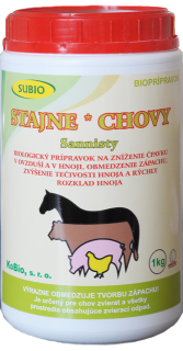 Stajne a Chovy Sannisty (SanniStable) 1kg dóza baktérie a enzýmy Subio