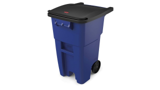 BRUTE® 189 L ROLLOUT CONTAINER BLUE Rubbermaid
