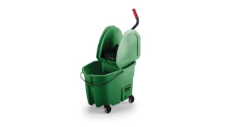 Umývací vozík s reduktorom a žmýkačom Wawe brake press combo zelený Rubbermaid
