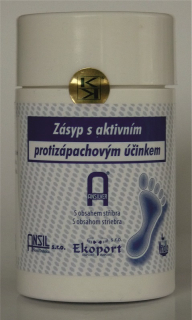Ansilver ZÁSYP 120ml (100g) antibakteriálny protiplesňový do rukavíc a obuvi
