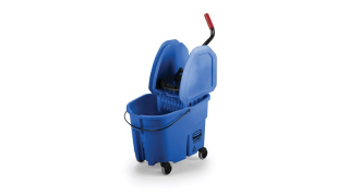 Umývací vozík s reduktorom a žmýkačom Wawe brake press combo modrý